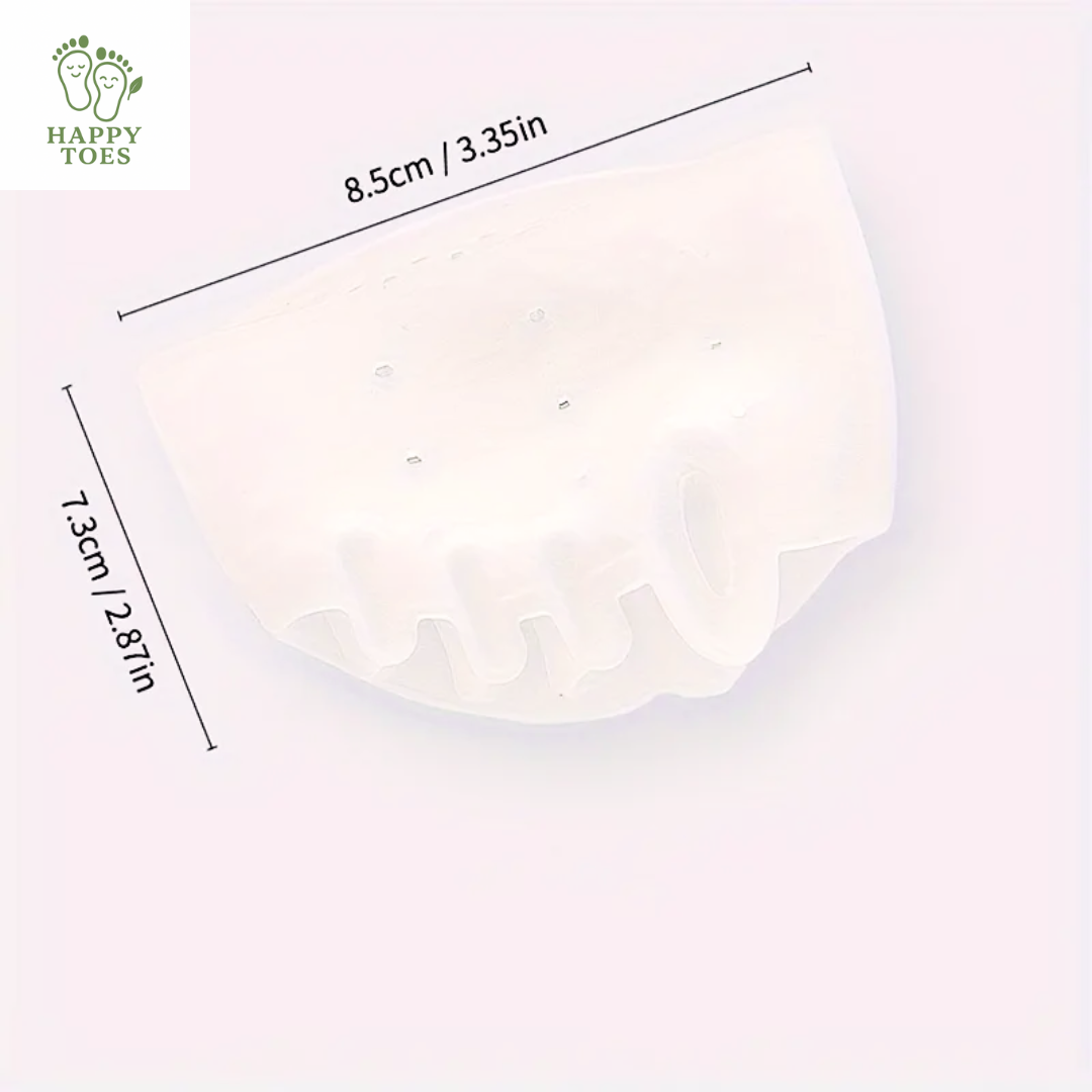 Silicone toe and forefoot pad