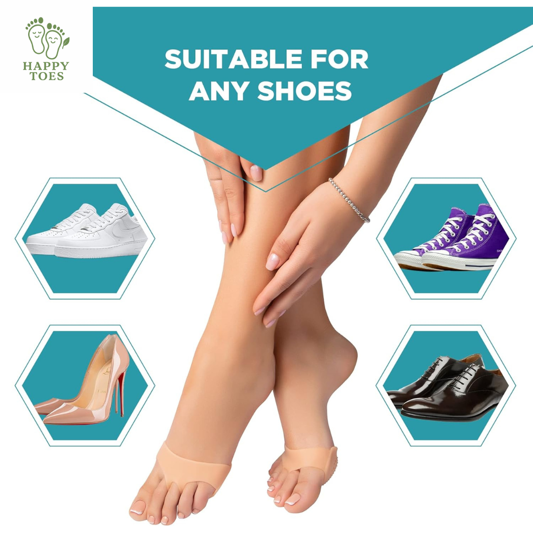 Silicone toe and forefoot pad