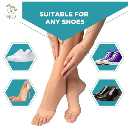 Silicone toe and forefoot pad